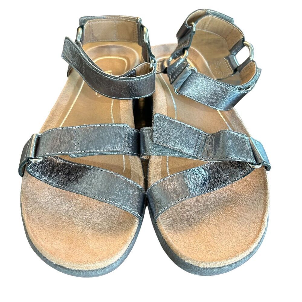 Vionic Silver Sandals With Cushioned Footbed - image 3